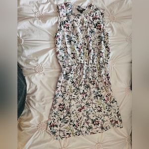 Nicole Miller Medium Pink Floral Dress